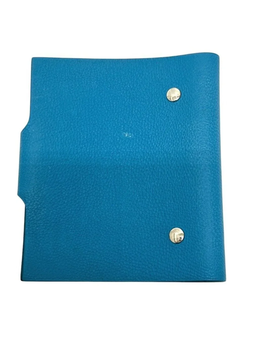 Hermes Notebook Cover Ulysse PM Togo Blue Agenda